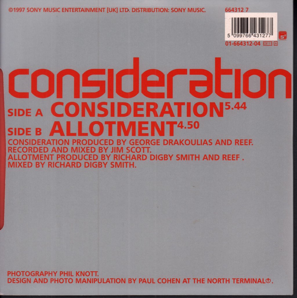 Reef - Consideration - 7 Inch