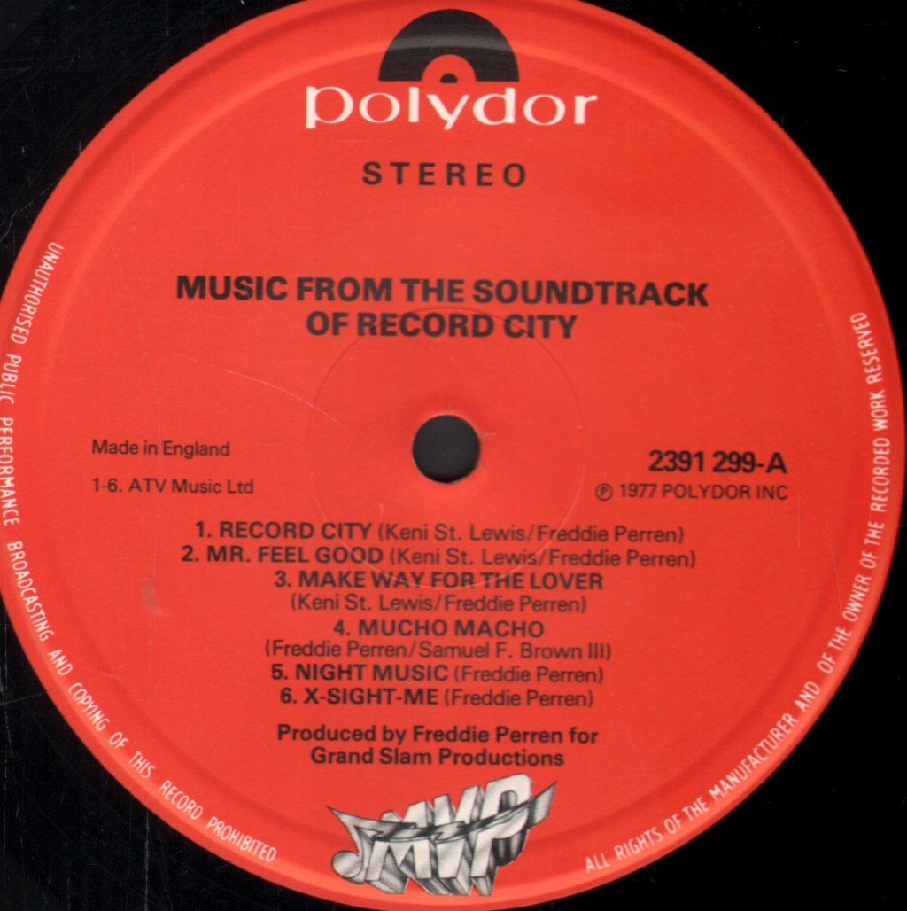 Record City - Music From The Soundtrack - Lp