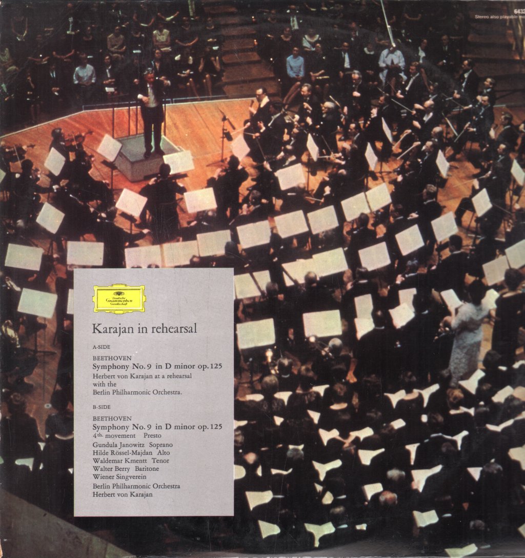 Herbert Von Karajan - Karajan In Rehearsal - Lp