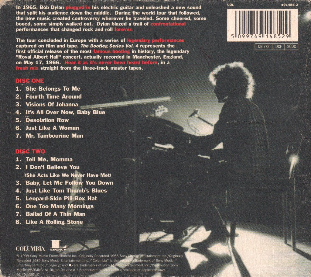 Bob Dylan - Live 1966 (The "Royal Albert Hall" Concert) - Double Cd