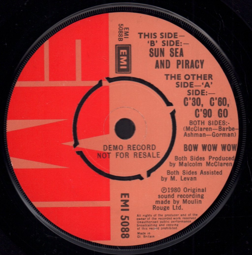 Bow Wow Wow - C30 C60 C90 Go - 7 Inch