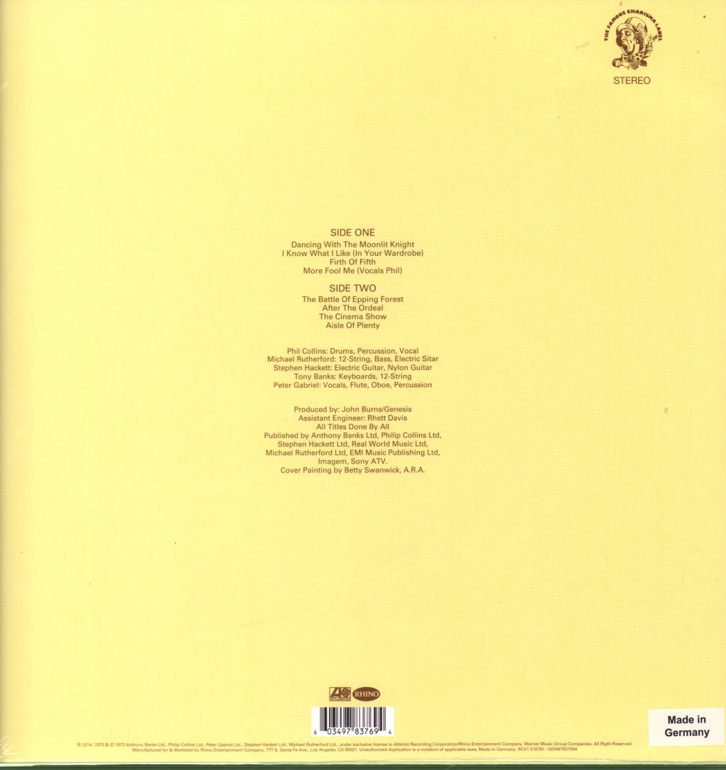 Genesis - Selling England By The Pound - Lp