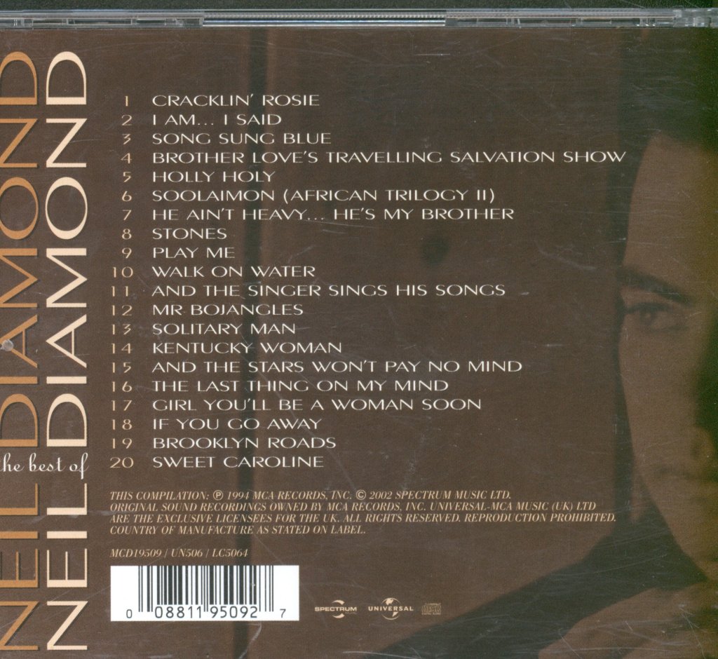 Neil Diamond - Best Of - Cd
