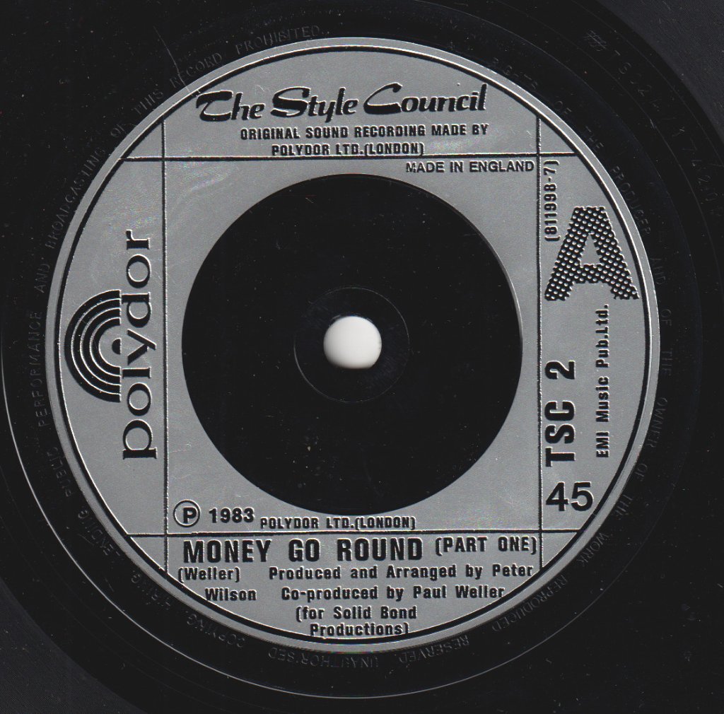 Style Council - Money Go Round - 7 Inch