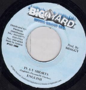 English (Reggae) - In A U Shorts - 7 Inch