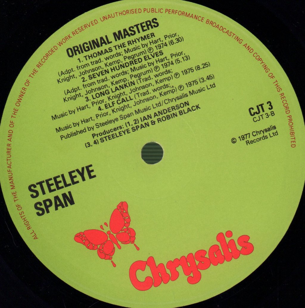 Steeleye Span - Original Masters - Double Lp