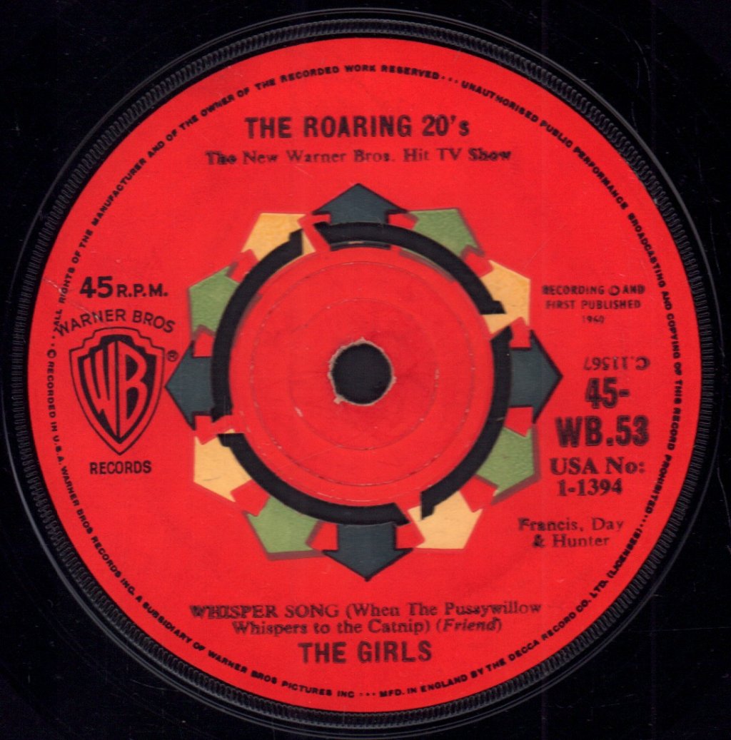 Dorothy Provine/The Girls - Don't Bring Lulu/Whisper Song - 7 Inch