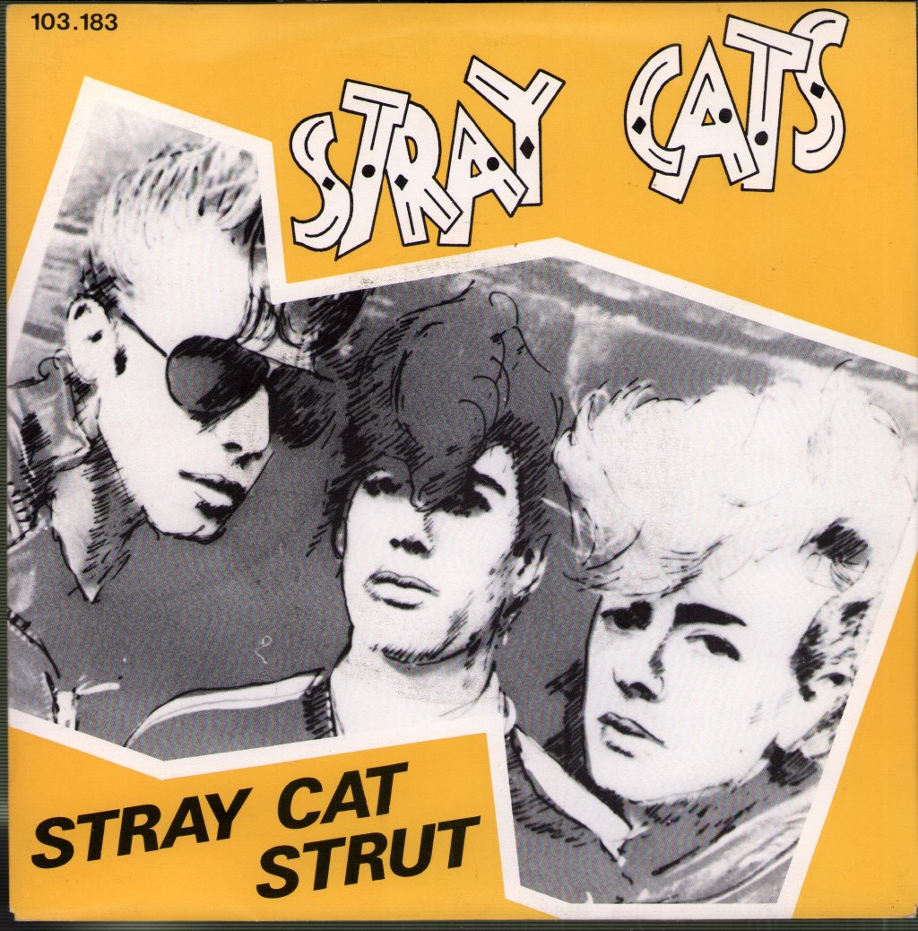 Stray Cats - Stray Cat Strut - 7 Inch