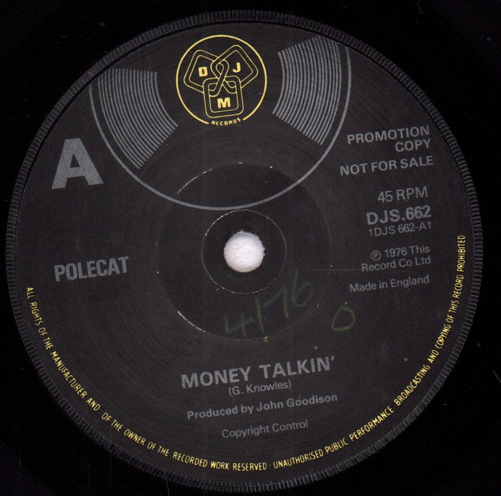 Polecat - Money Talkin' - 7 Inch