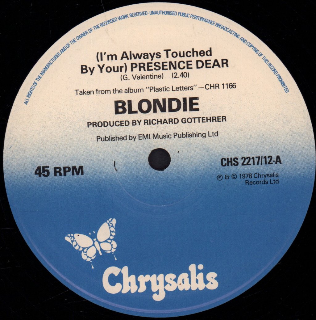 Blondie - Presence Dear - 12 Inch