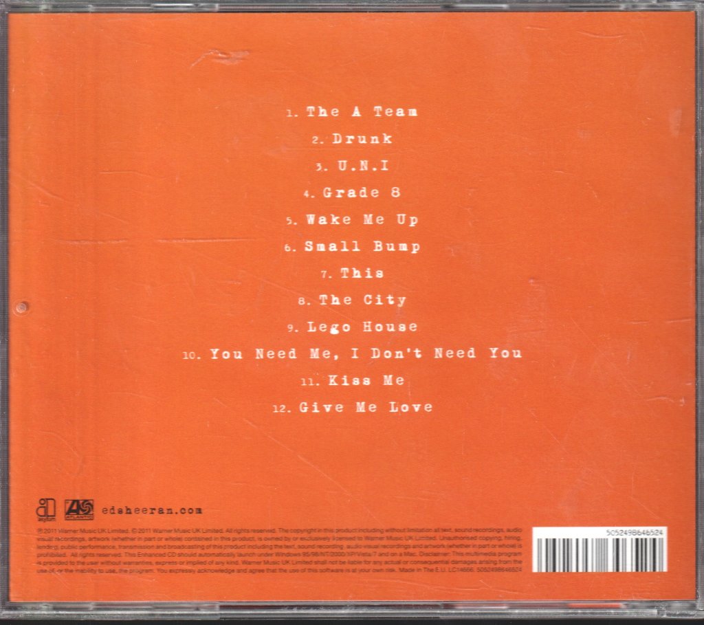 Ed Sheeran - + - Cd