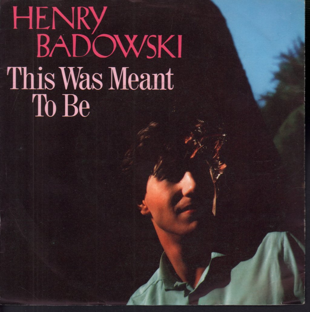 Henry Badowski - This Was Meant To Be - 7 Inch