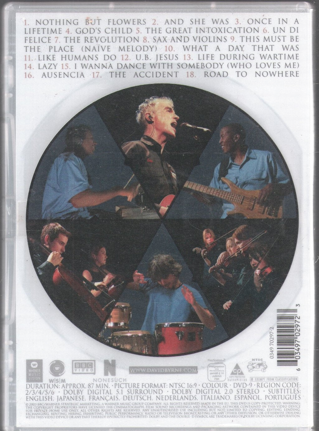 David Byrne - Live Union Chapel London - Dvd