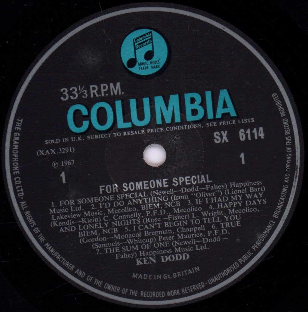 Ken Dodd - For Someone Special - Lp