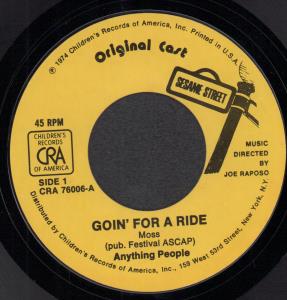 Anything People / Oscar - Goin' For A Ride/I Love Trash - 7 Inch