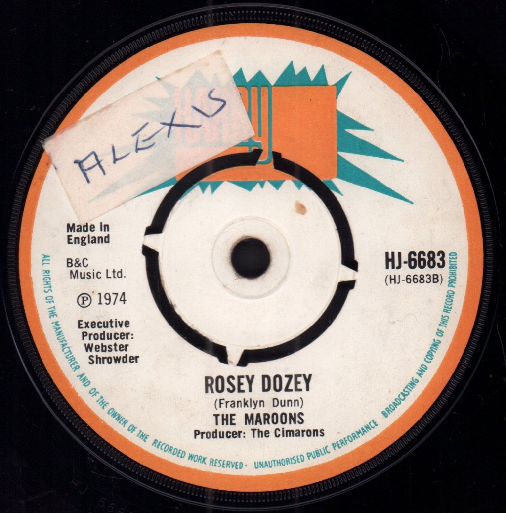 Maroons - Rock Your Baby - 7 Inch