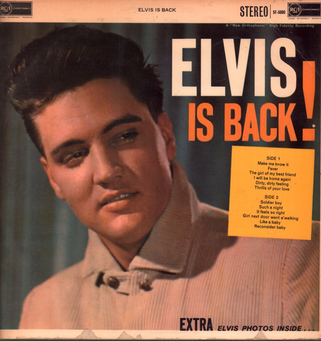 Elvis Presley - Elvis Is Back - Lp