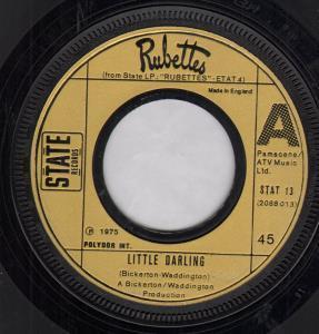 Rubettes - Little Darling - 7 Inch