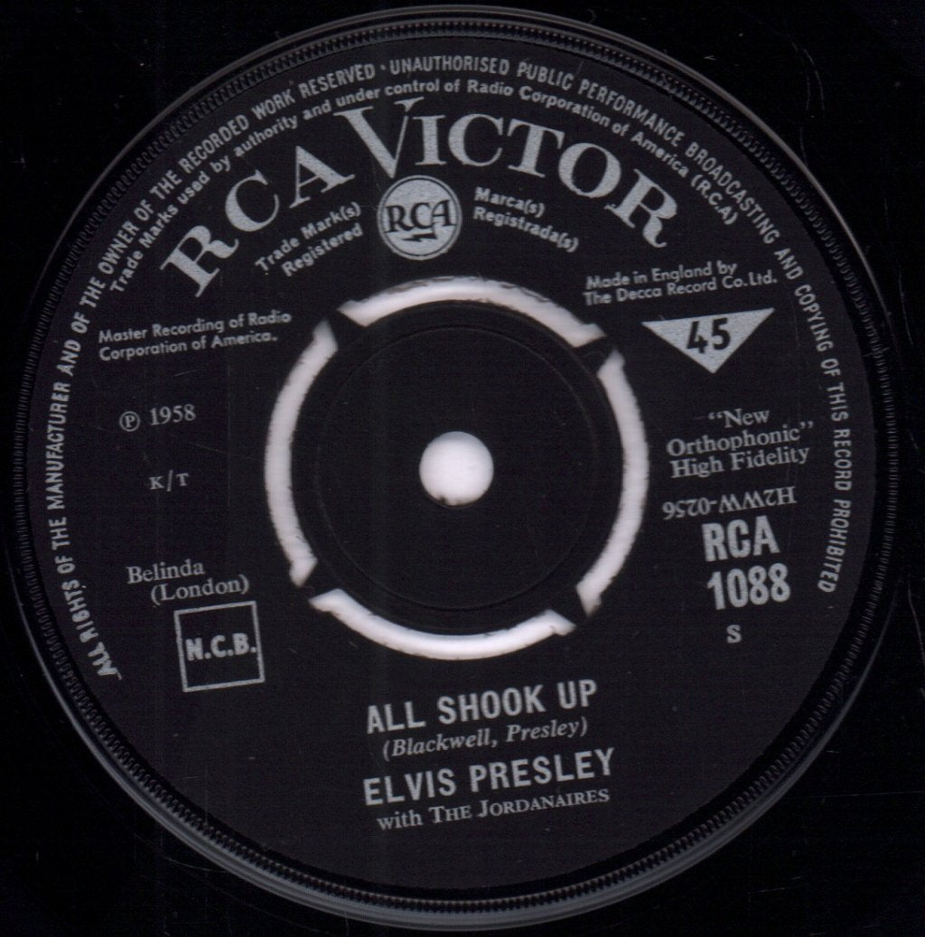Elvis Presley - All Shook Up - 7 Inch