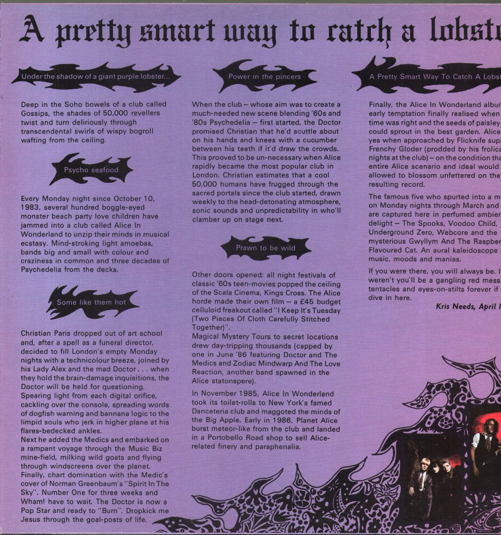 A Pretty Smart Way To Catch A Lobster - Live At Alice In Wonderland - Lp