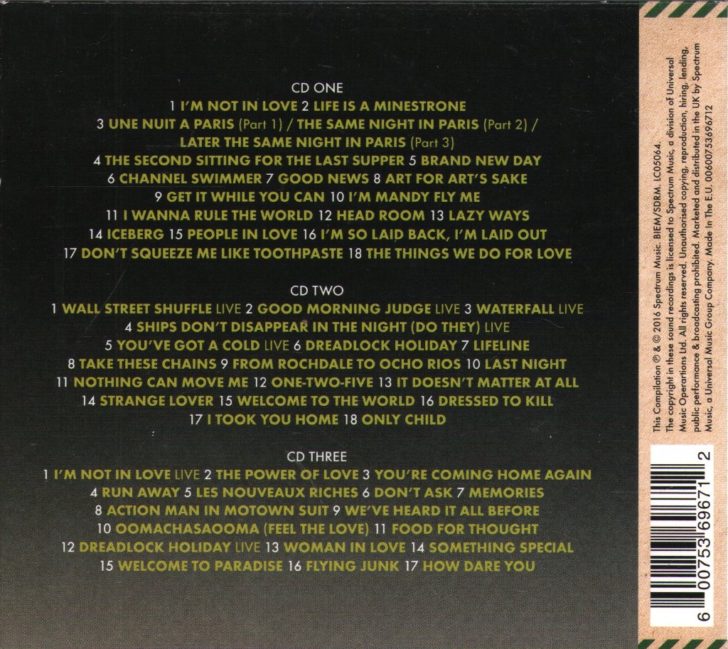 10cc - I'm Not In Love: The Essential - Cd Set