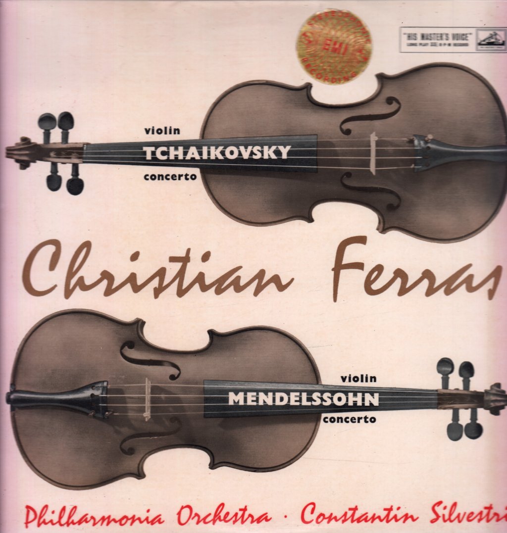 Philharmonia Orchestra - Tchaikovsky / Mendelsohn Violin Concerto - Lp