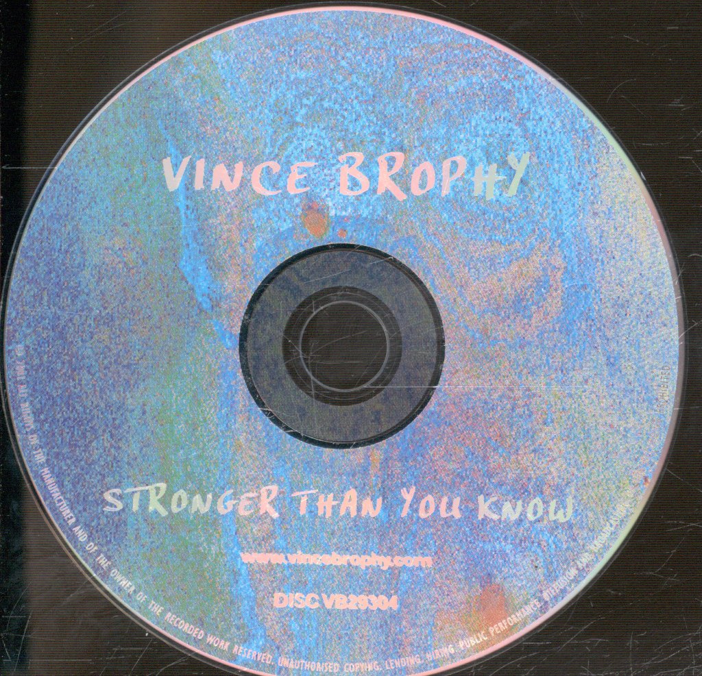 Vince Brophy - Stronger Than You Know - Cd