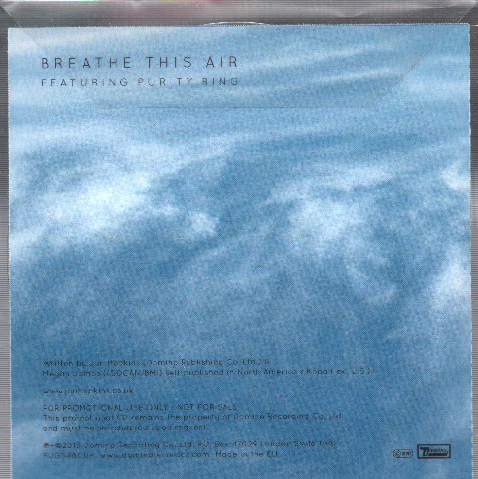 Jon Hopkins Feat. Purity Ring - Breathe This Air - Cdr