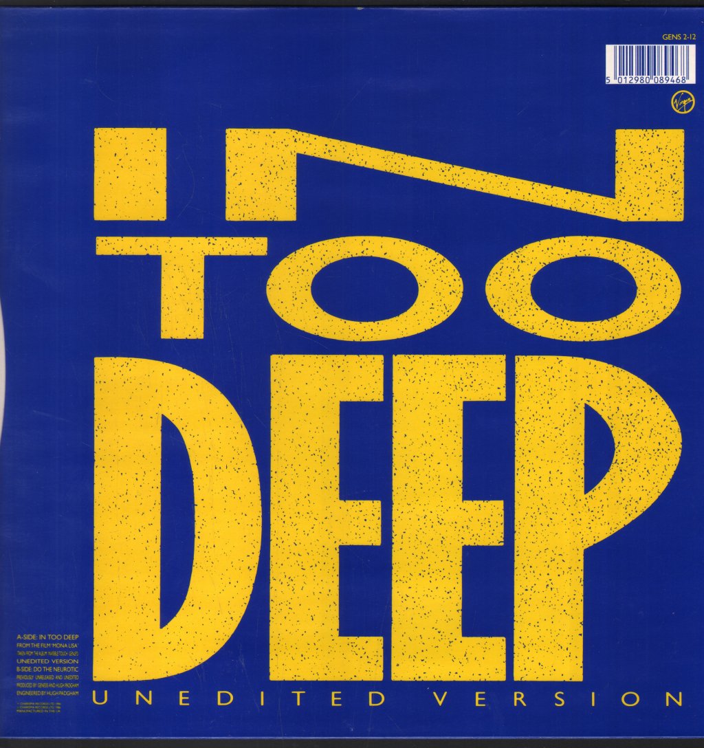 Genesis - In Too Deep - 12 Inch