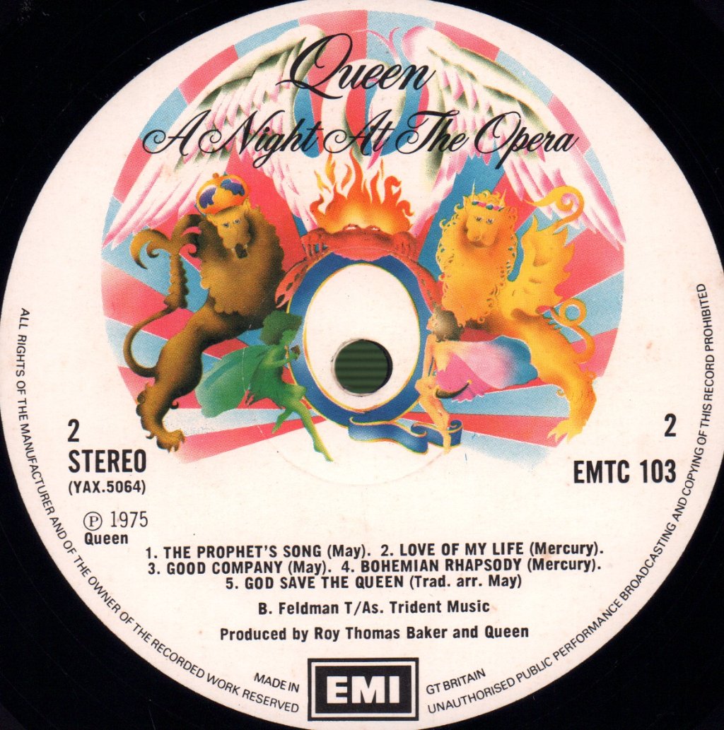 Queen - A Night At The Opera - Lp