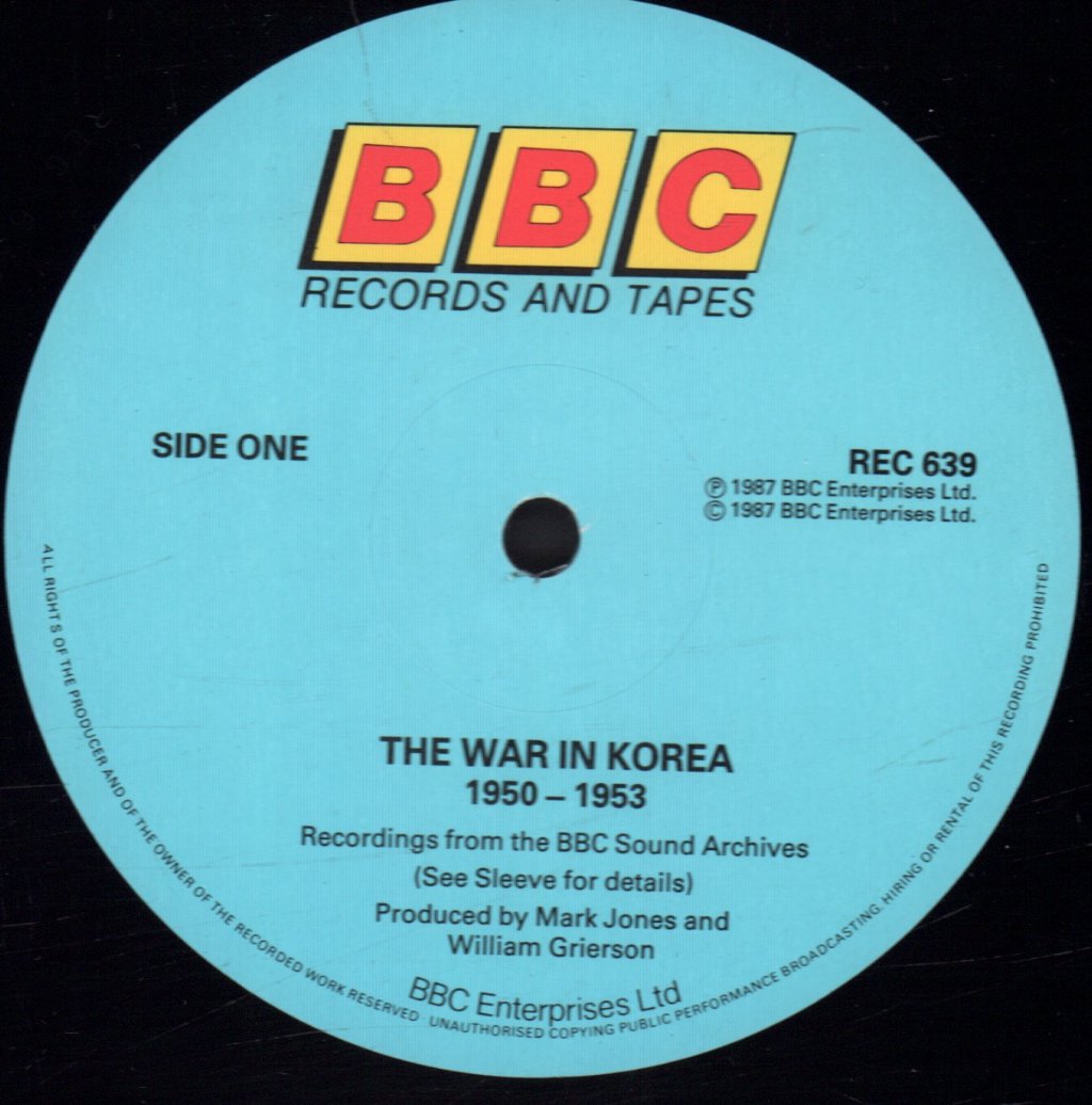 War In Korea 1950-1953 - Recordings From The Bbc Sound Archives - Lp