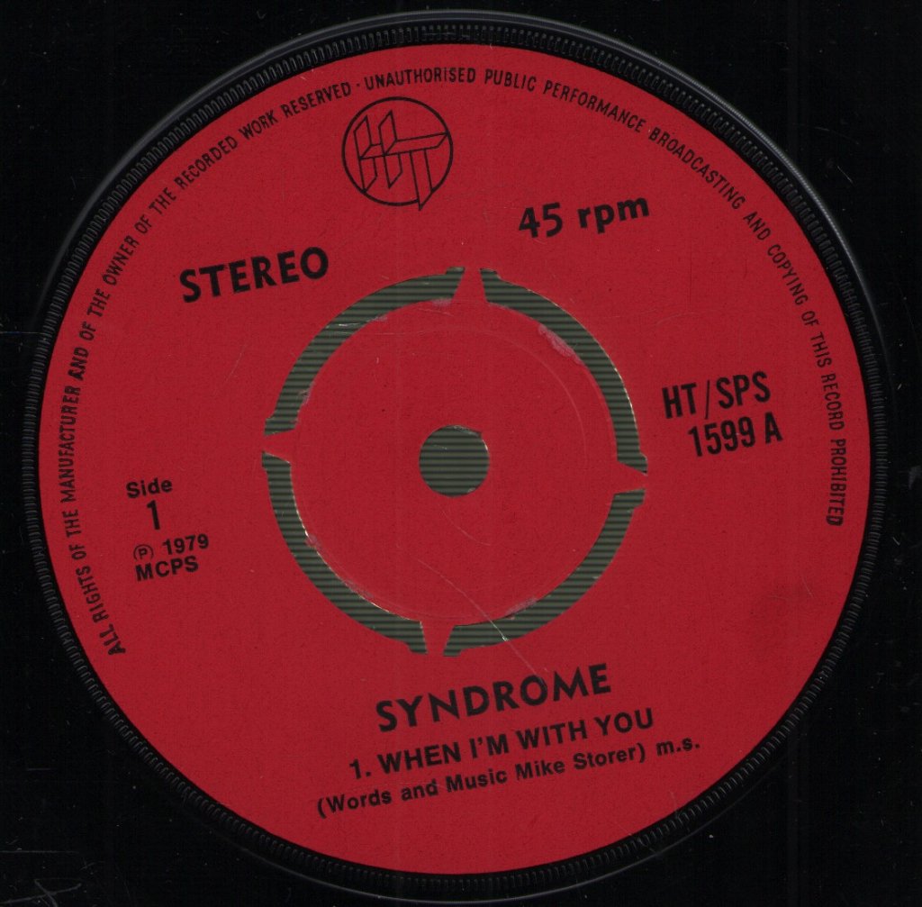 Syndrome - When I'm With You - 7 Inch