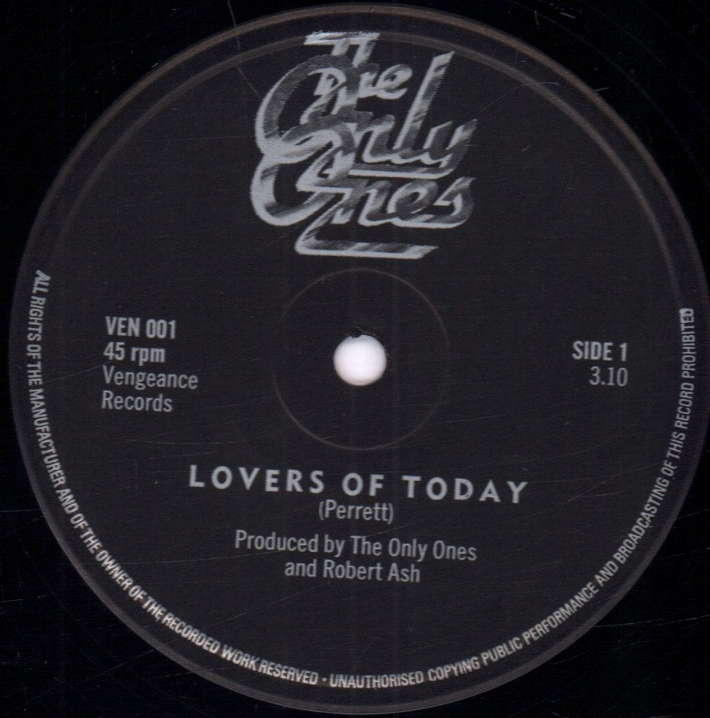 Only Ones - Lovers Of Today - 12 Inch