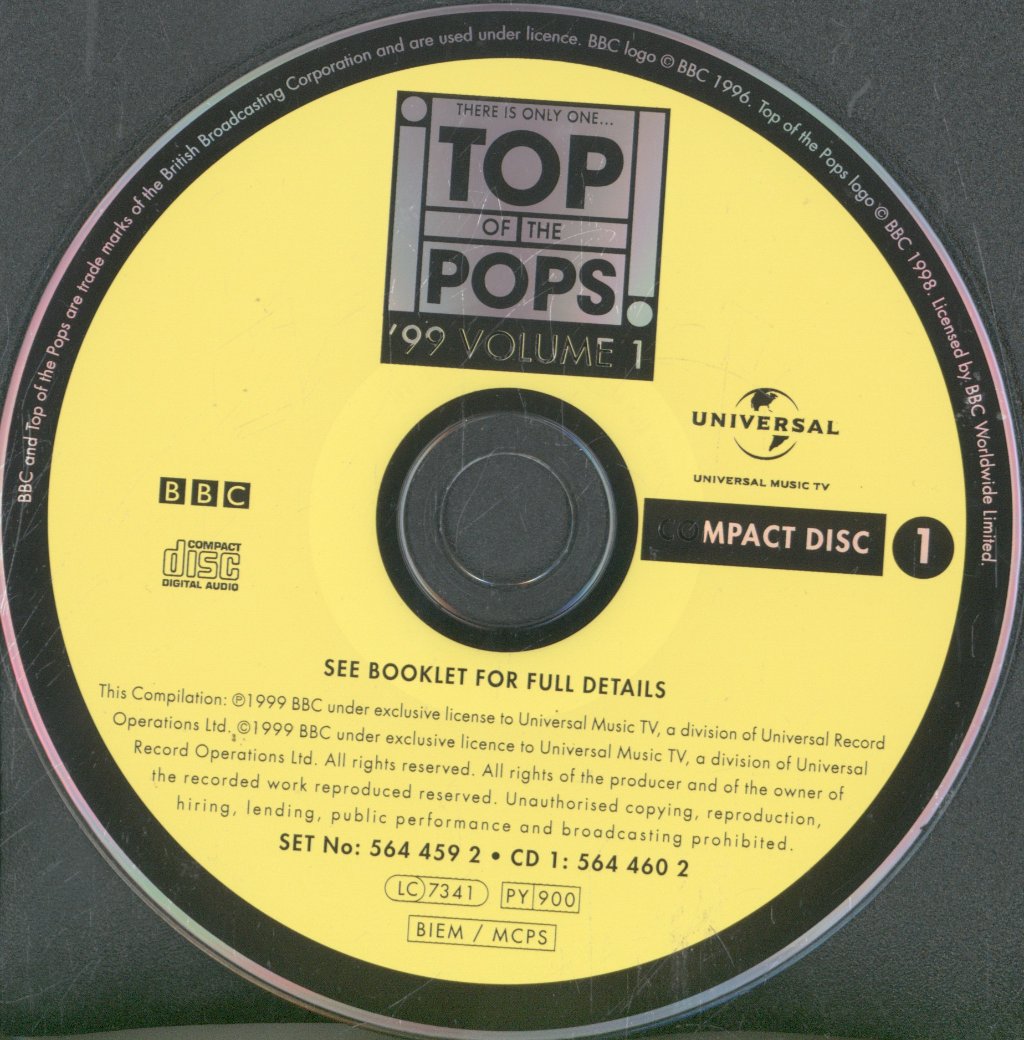 Various Artists - Top Of The Pops '99 Volume One - Double Cd
