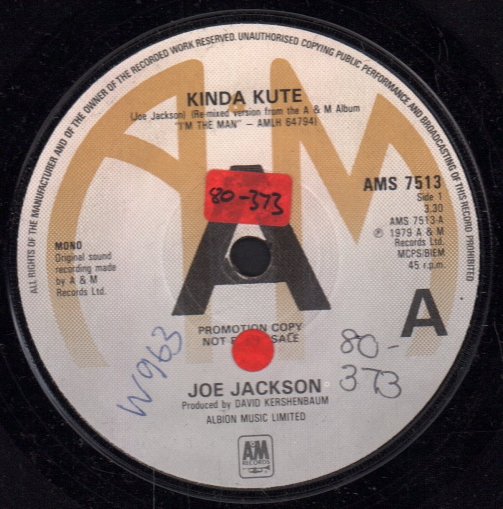 Joe Jackson - Kinda Kute - 7 Inch