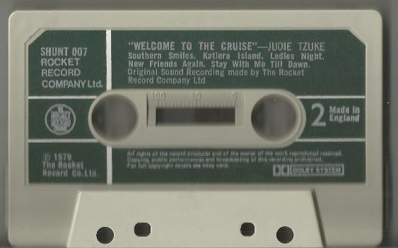 Judie Tzuke - Welcome To The Cruise - Cassette