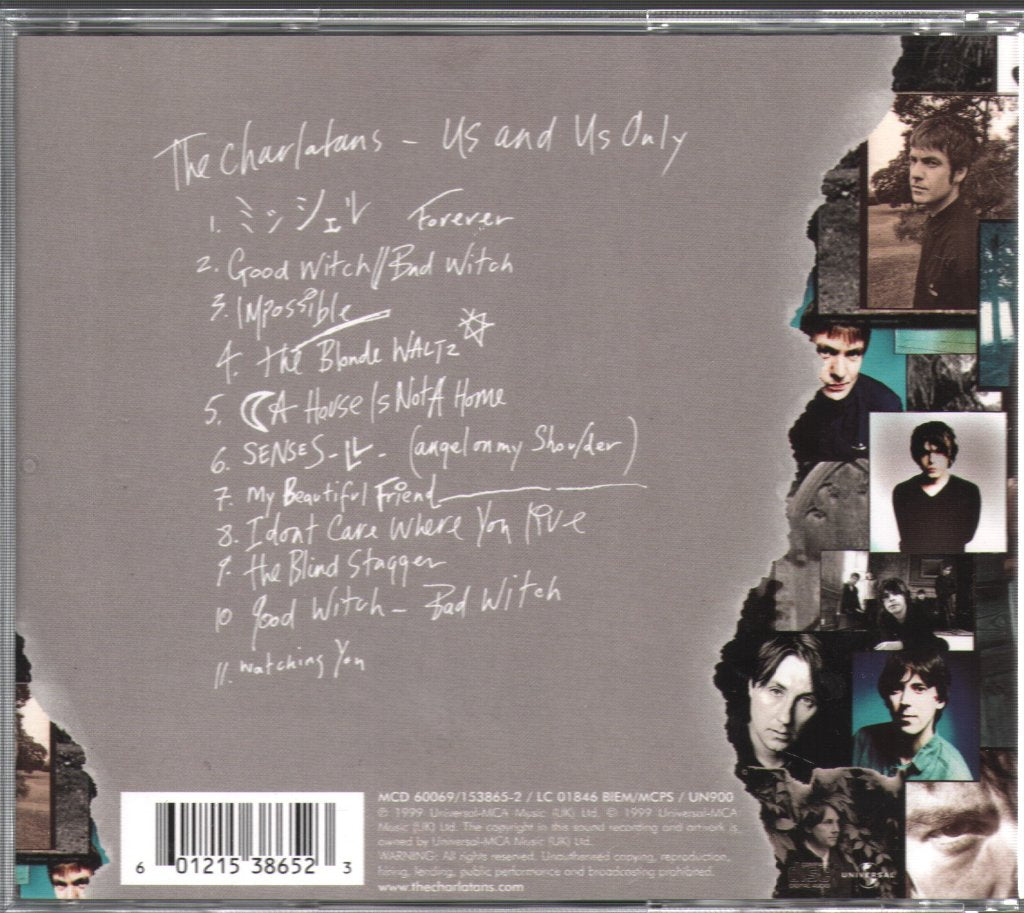 Charlatans - Us And Us Only - Cd