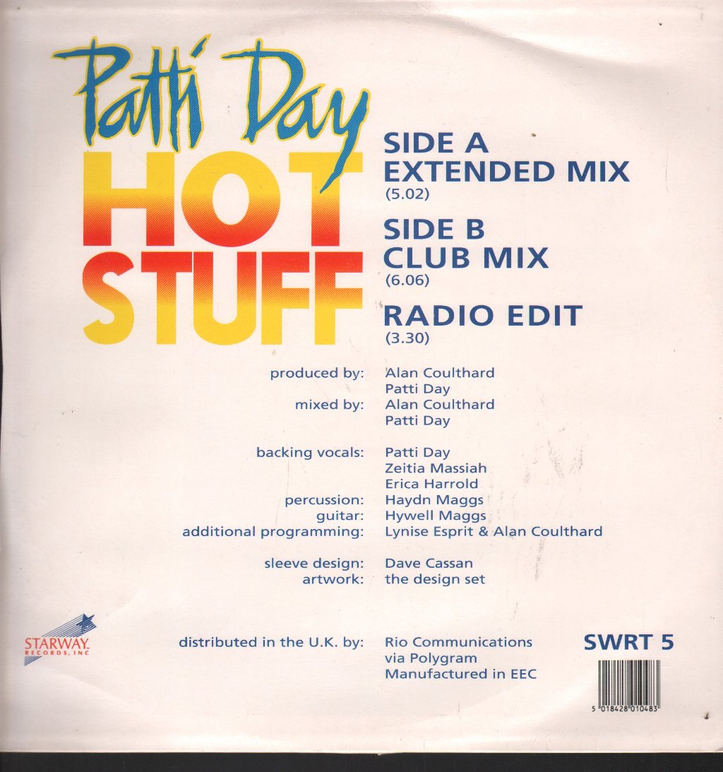 Patti Day - Hot Stuff - 12 Inch