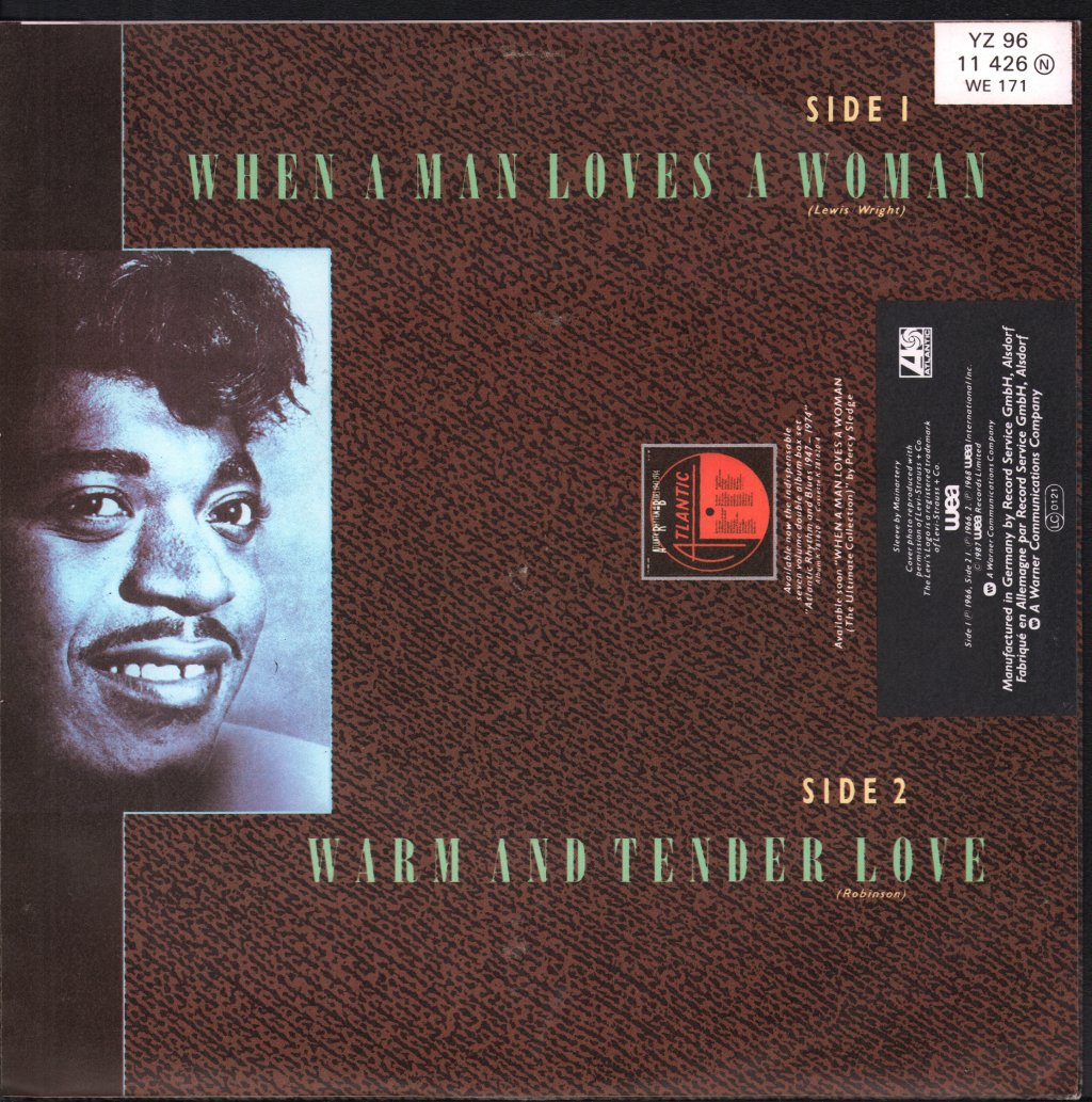 Percy Sledge - When A Man Loves A Woman - 7 Inch