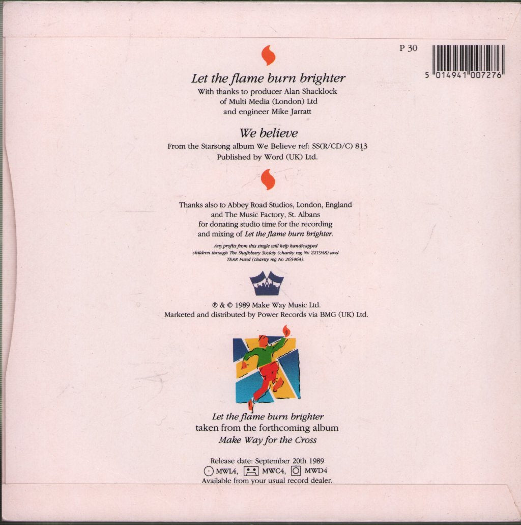 Graham Kendrick - Let The Flame Burn Brighter - 7 Inch