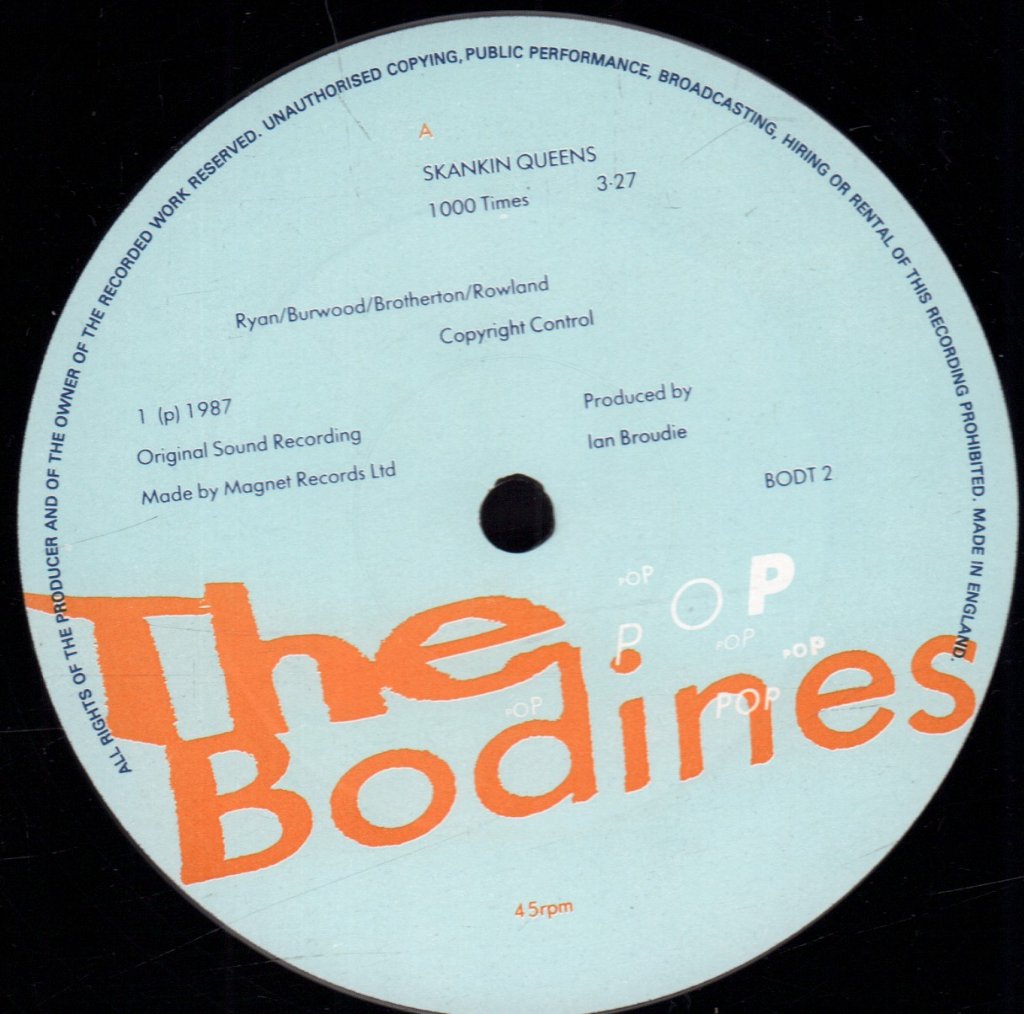 Bodines - Skankin Queens - 12 Inch
