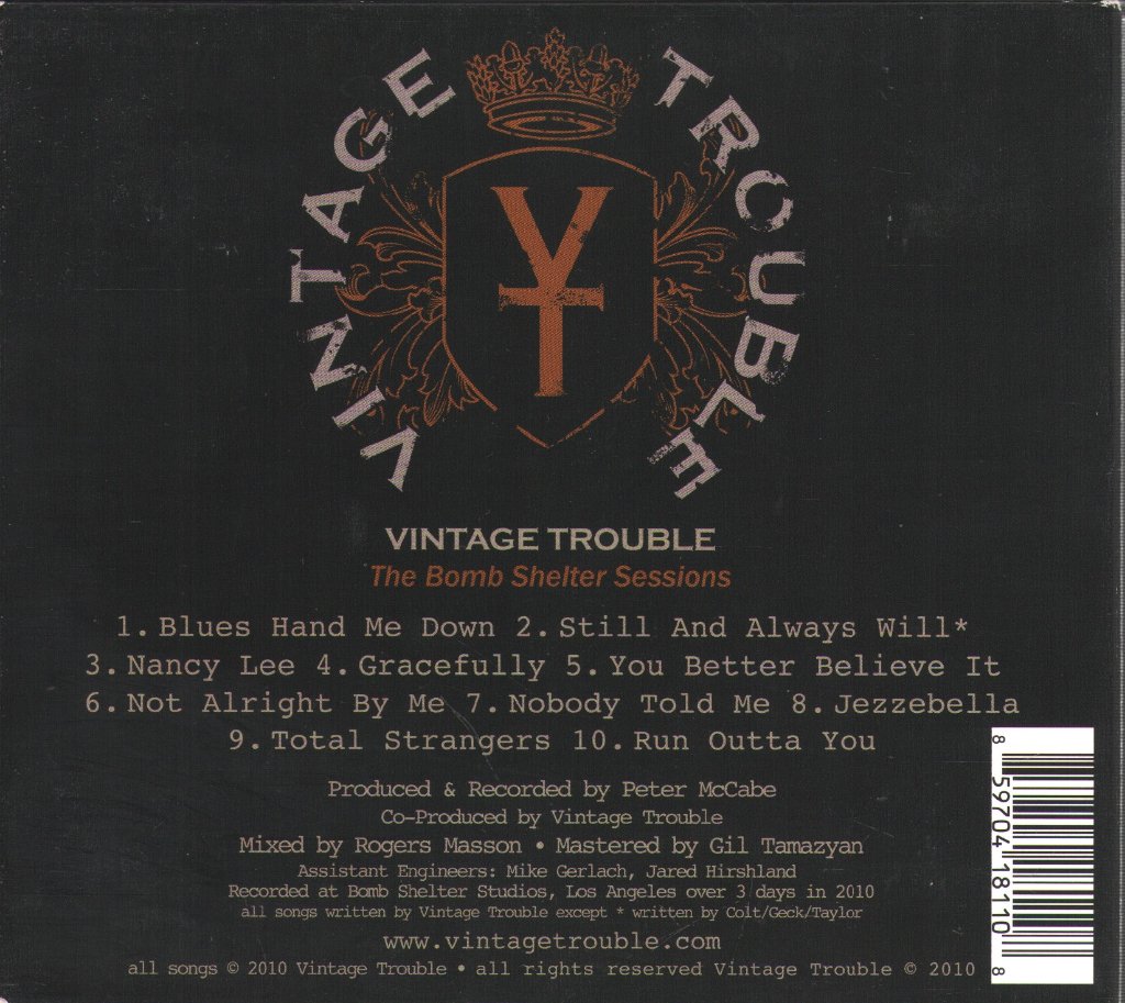 Vintage Trouble - Bomb Shelter Sessions - Cd