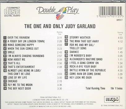 Judy Garland - One And Only - Cd