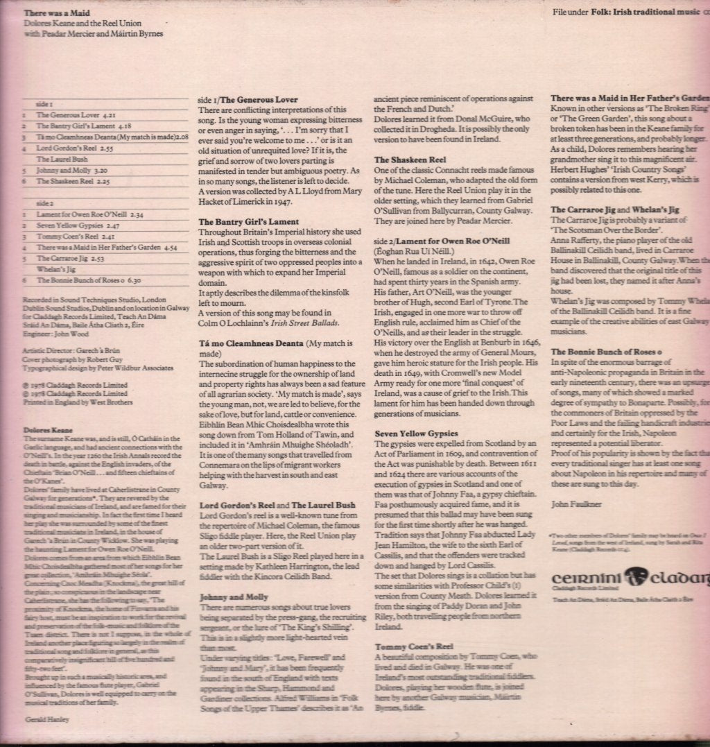 Dolores Keane - There Was A Maid - Lp