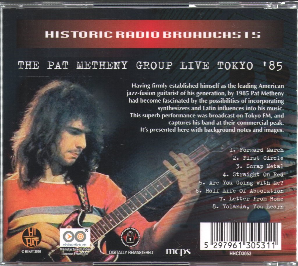 Pat Metheny Group - Live Tokyo '85 - Cd