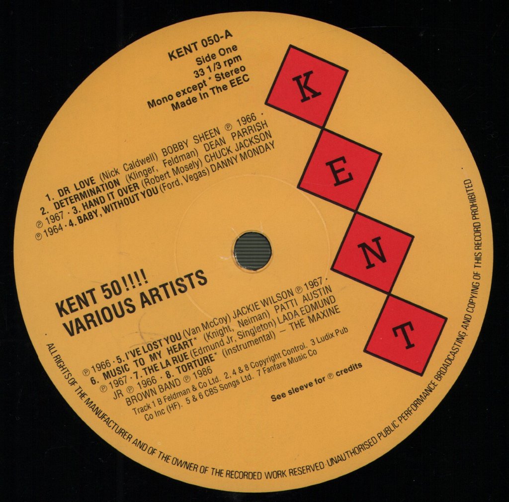 Various Artists - Kent 50 - Lp