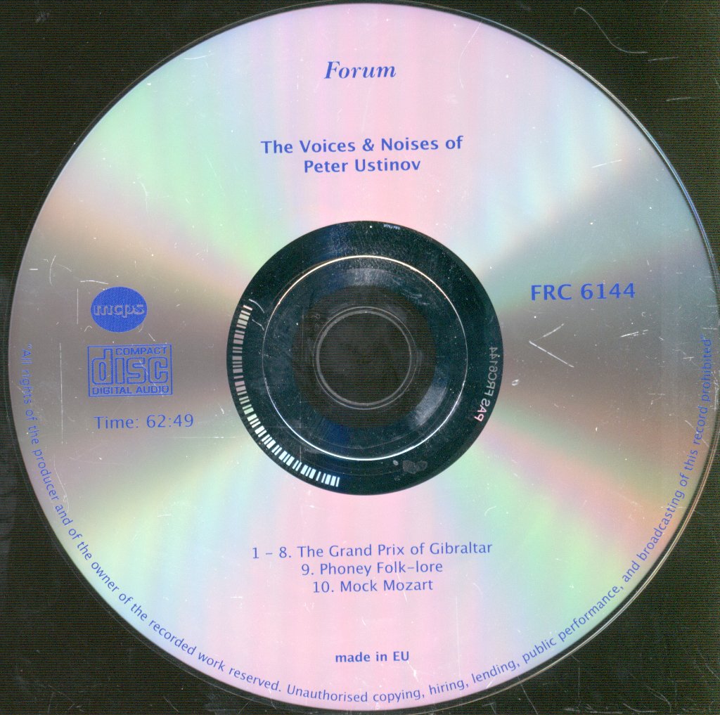 Peter Ustinov - Voices And Noises Of Peter Ustinov - Cd