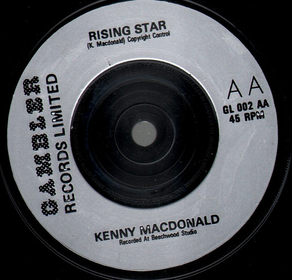 Kenny Macdonald - Won't Give In/Rising Star - 7 Inch
