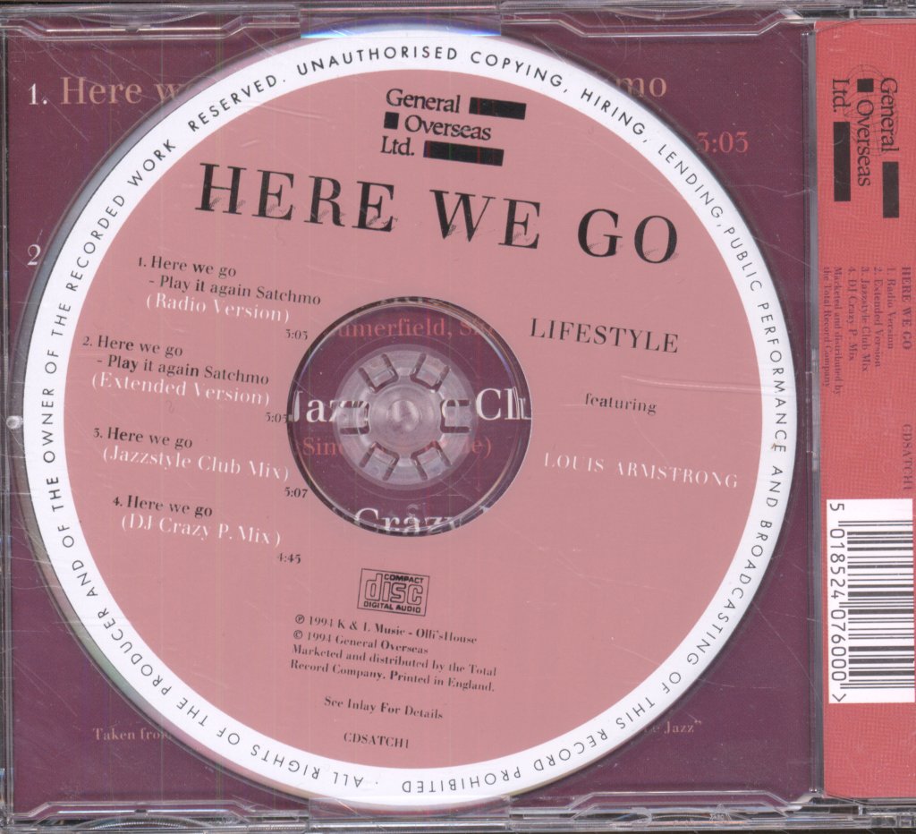 Lifestyle Featuring Louis Armstrong - Here We Go - Cd