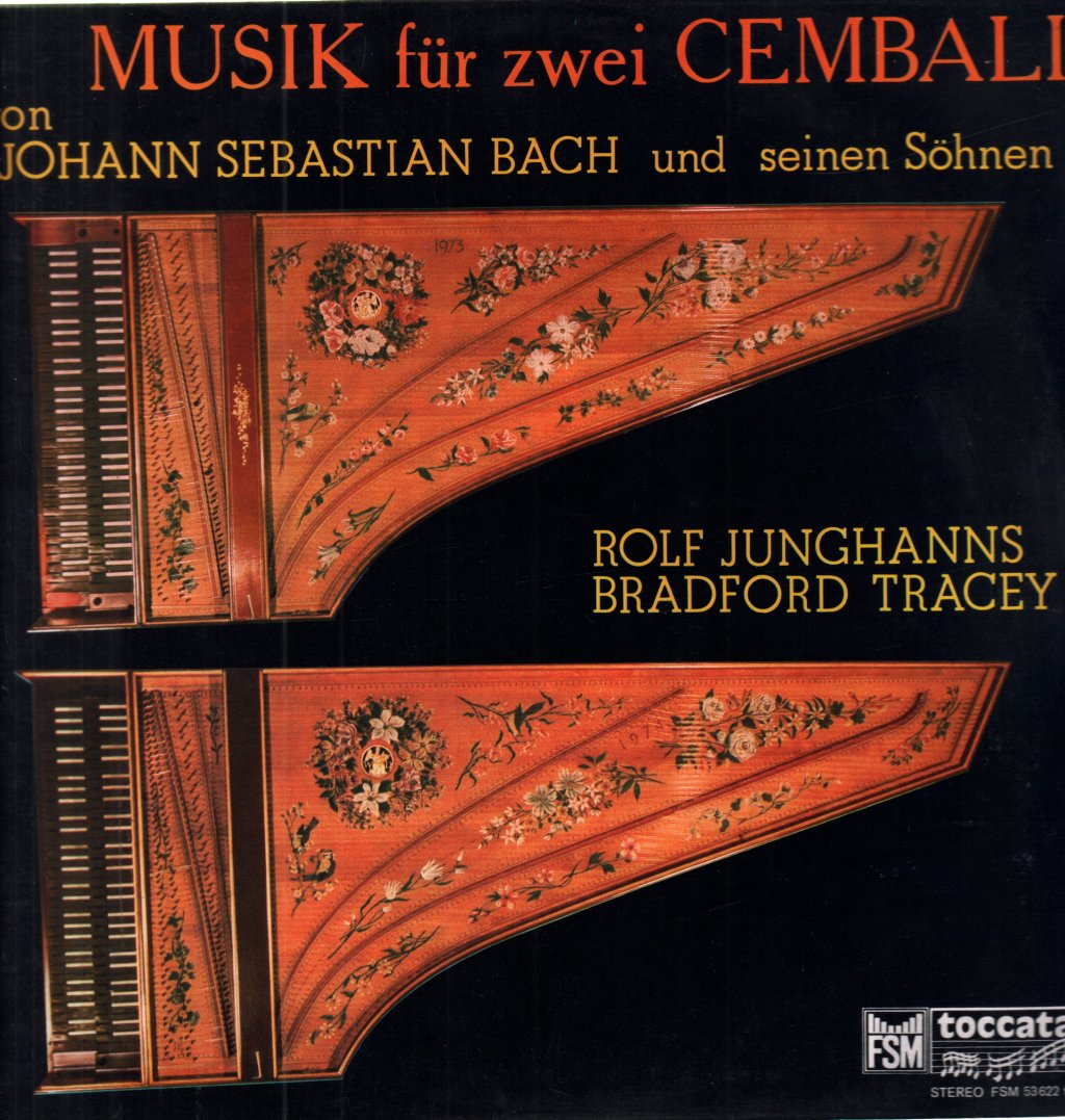 Rolf Junghanns and Bradford Tracey - bach Musik Für Zwei Cembali - Lp